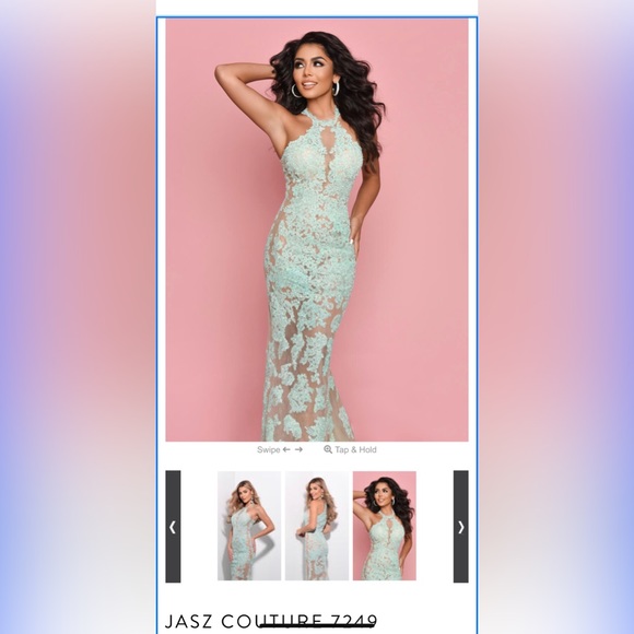 Jasz Couture 7249 formal prom dress - Picture 3 of 6